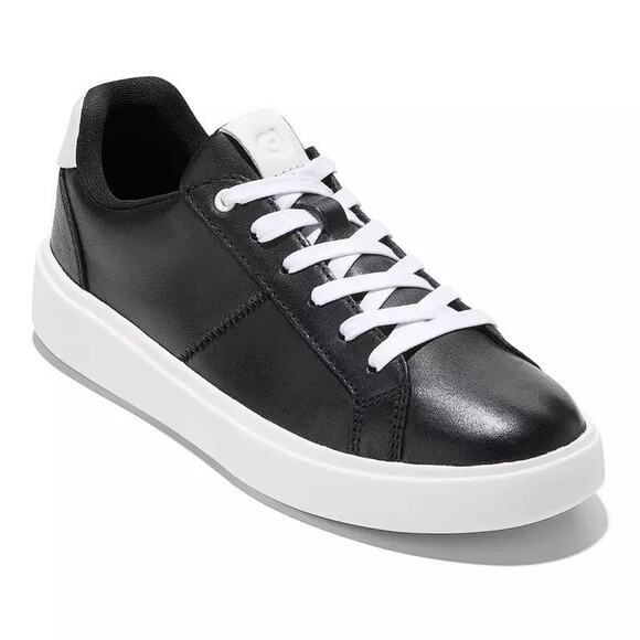 Cole Haan Shoes - COLE HAAN Women's Grand Crosscourt Coaster Sneakers Size 11B In Black/White